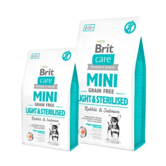 Brit Care Mini Light & Sterilized GF 7 kg y 2 kg