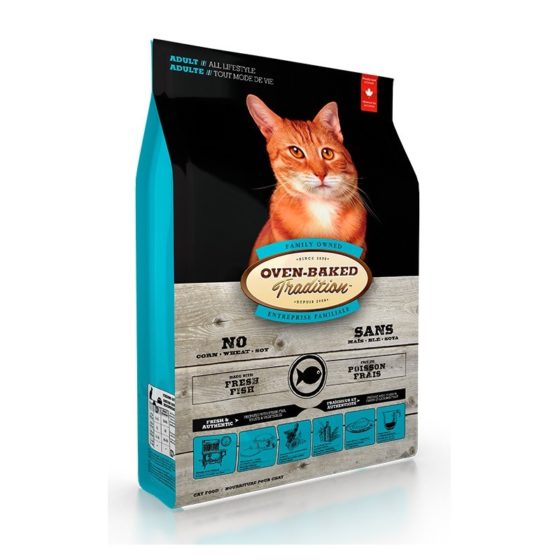 Oven Baked Tradition Cat Adult Fish 4,5 kg y 2,2 kg