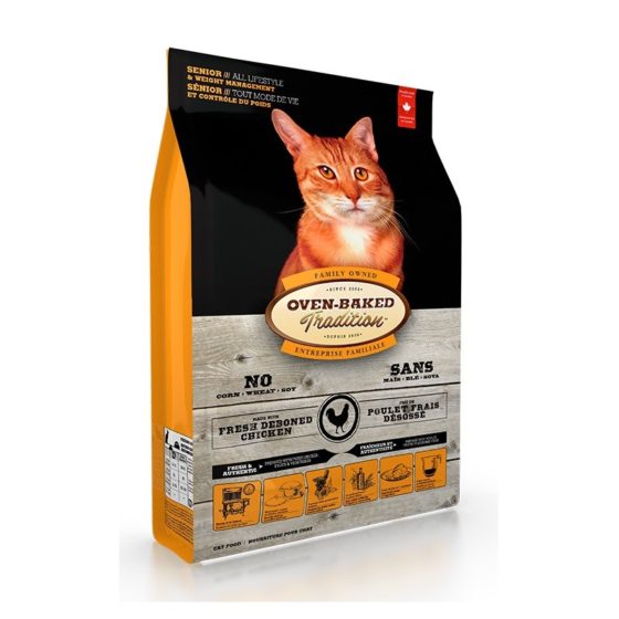 Oven Baked Tradition Cat Senior & Weight Management Chicken 4,5 kg y 2,2 kg