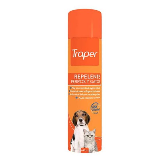 Traper Repelente Perros y Gatos Spray 440 cc