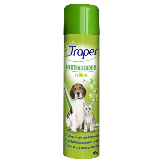 Traper Neutralizador de Olores Perros y Gatos Spray 440 cc