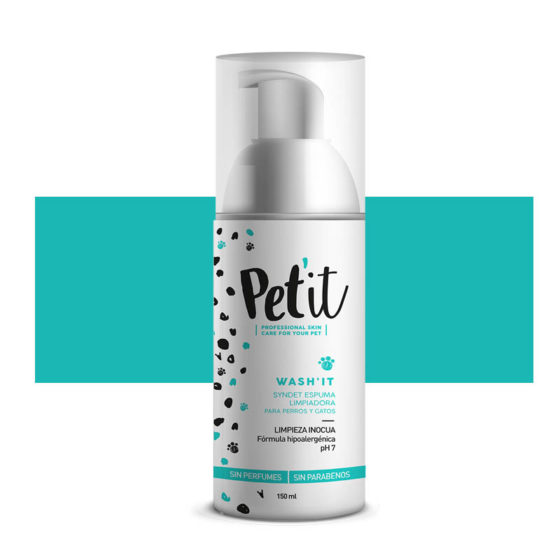 Pet'it Whas'it Sydney Espuma Limpiadora para Perros y Gatos 150 ml