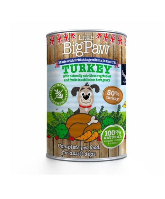 Lata Little BigPaw Perro Turkey 390 g