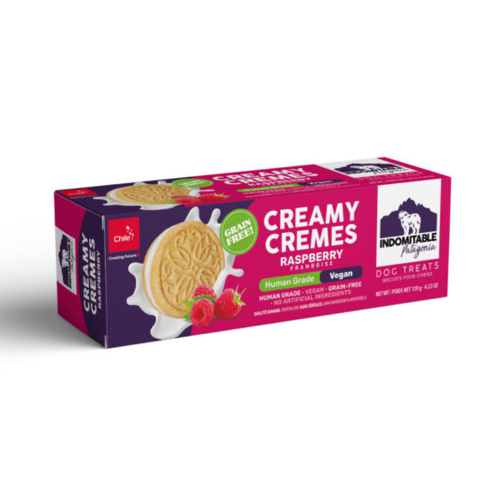 Galletas Indomitable Patagonia Creamy Cremes Frambuesa 120grs