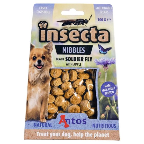 Snack Perro Insecta Black Fly With Apple 100gr