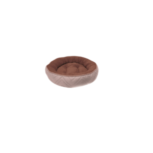 Dogit Cama Dreamwell Redonda Beige con Cafe