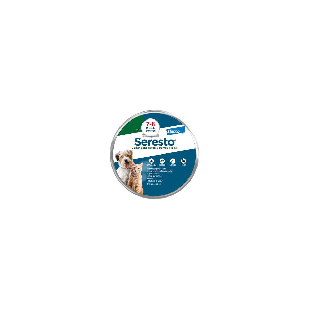 Collar Seresto Perros y Gatos -8kg