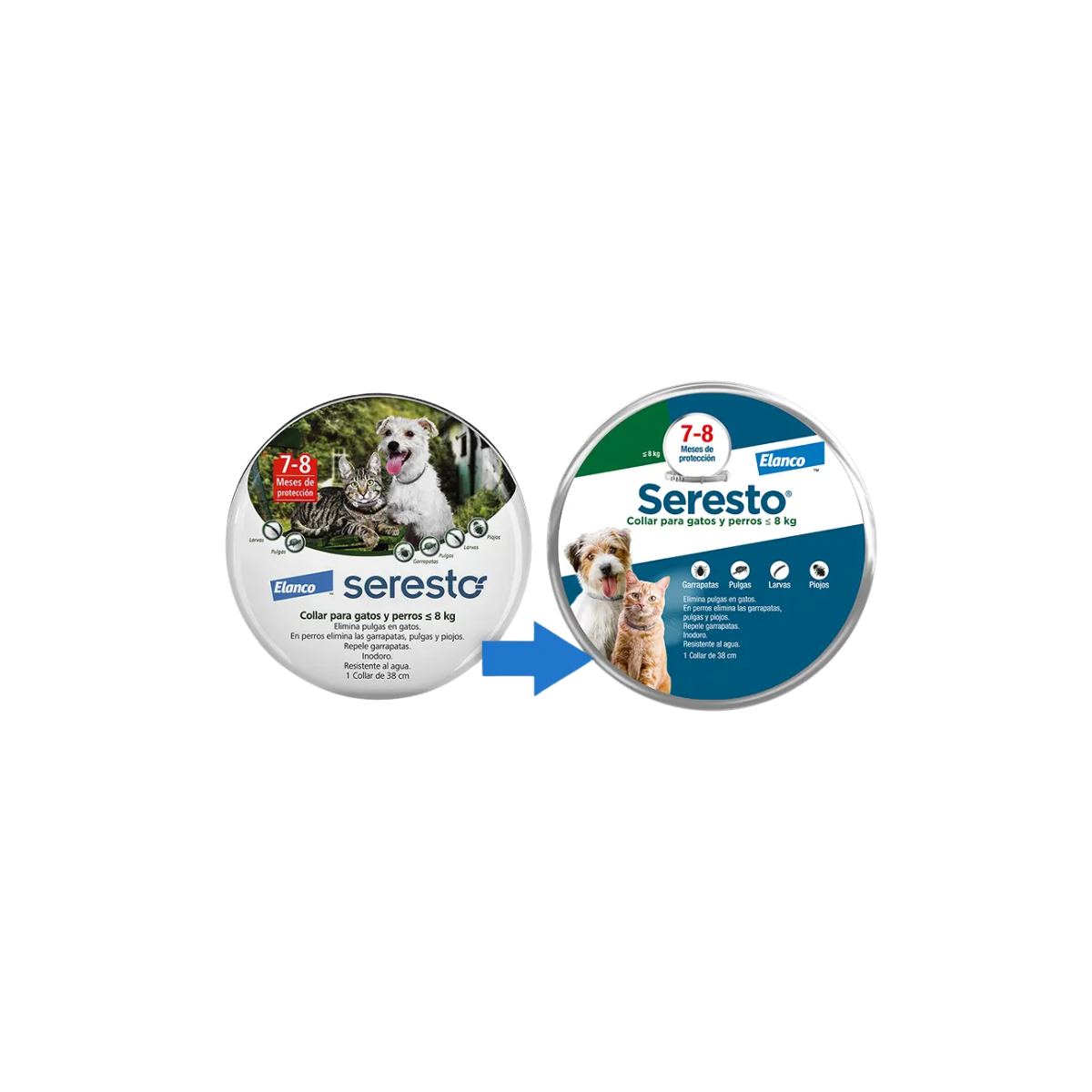 Collar Seresto Perros y Gatos -8kg - Imagen 2