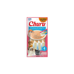 Churu Gato Salmon con Ostion 4 Unidades